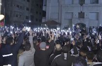 أردنيون يحتجون أمام السفارة الإسرائيلية في عمان. 2024/03/25