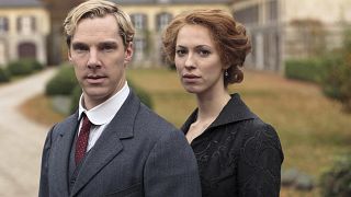 Benedict Cumberbatch and Rebecca Hall in Parade's End