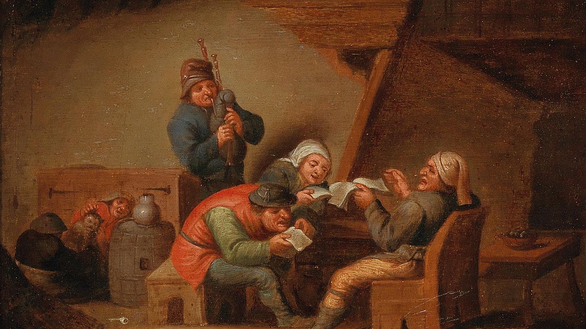 Singing Peasants by Bartholomeus Molenaer, c.1650