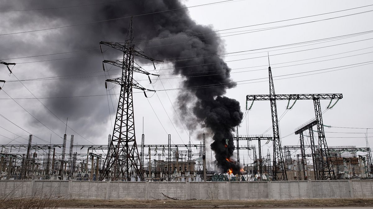 Последствия российского удара по энергетическим объектам в Харькове, 22 марта 2024 года.
