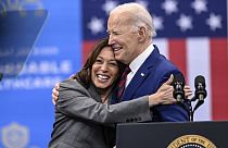 Kamala Harris alelnök és Joe Biden elnök, Raeligh, 2024 március