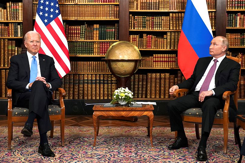 Putyin és Biden Genfben, 2021 június