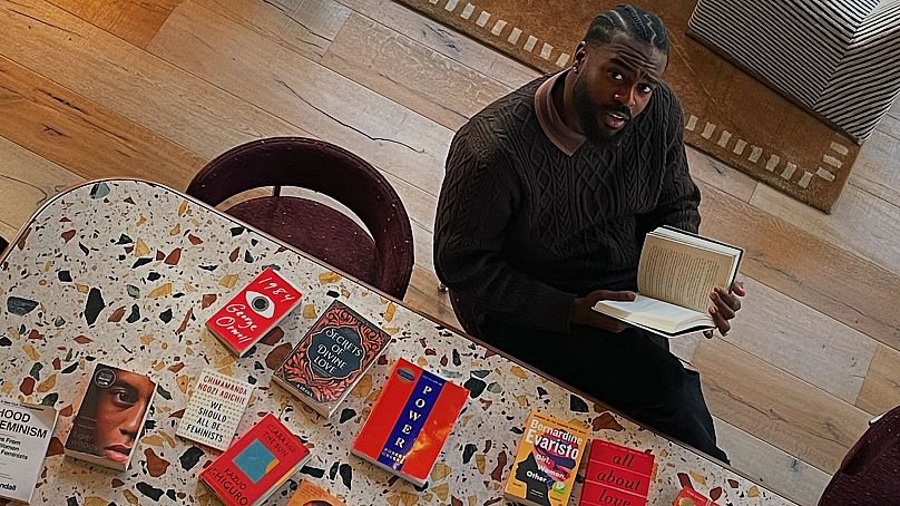 Kriticos Mwansa, artist and founder of The Book Club