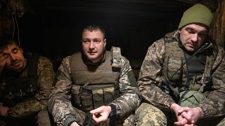 جنود أوكرانيون قرب أفدييفكا