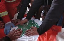 تشييع جثامين ضحايا القصف الإسرائيلي في لبنان. 2024/03/27