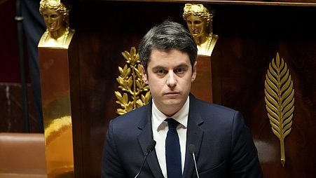 Imagen del primer ministro de Francia, Gabriel Attal.
