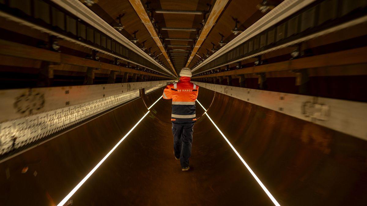 À l’intérieur du nouveau centre d’essai néerlandais Hyperloop qui espère révolutionner le futur transport européen