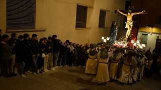 Viele Oster-Prozessionen in Spanien mussten wegen des schlechten Wetters abgesagt werden