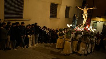 Viele Oster-Prozessionen in Spanien mussten wegen des schlechten Wetters abgesagt werden