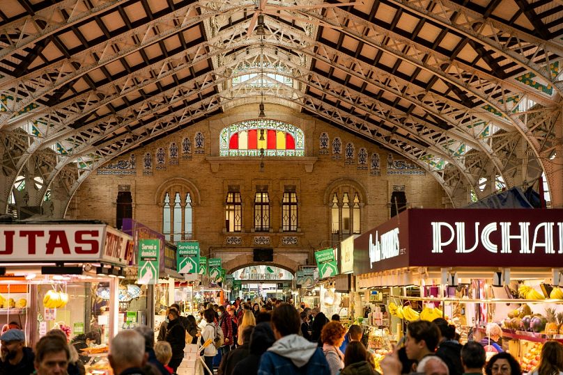 Valencia has plenty of indoor activities, including a visit to the central market, if the weather decides not to play ball