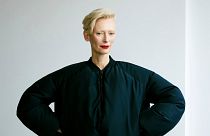 Tilda Swinton poses for a portrait to promote "Problemista" on Tuesday, Feb. 27, 2024, in New York.