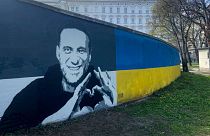 نقاشی دیواری چهره ناوالنی در اتریش