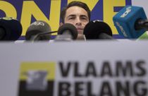 Le leader d'extrême droite du Vlaams Belang Tom Van Grieken.