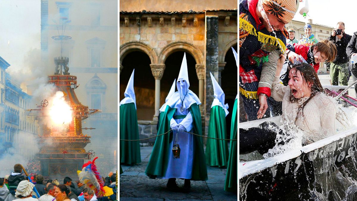 Batailles d’eau et cloches volantes : découvrez les intrigantes traditions de Pâques en Europe