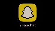 The icon for instant messaging app Snapchat