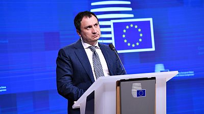 Mykola Solskyi, ministre ukrainien de l'agriculture, s'est rendu à Bruxelles à plusieurs reprises pour discuter du commerce agricole.