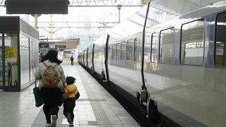 عکس آرشیوی از قطار در کره جنوبی