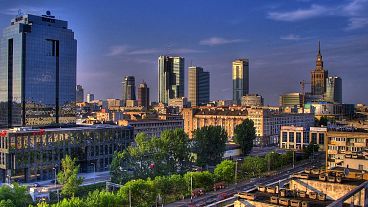 A view of Warsaw, Poland