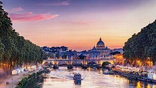 Вид на Рим, Италия