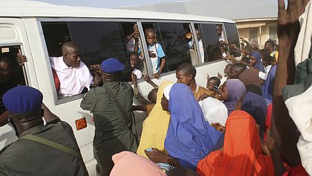 Nijerya'da kurtarılan rehineler