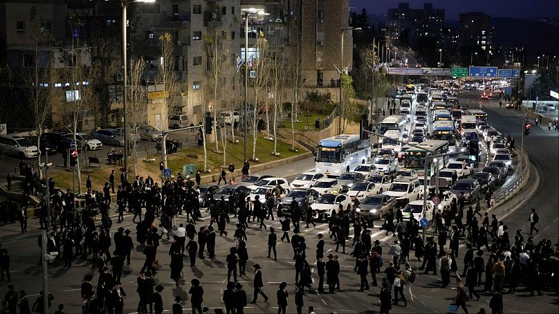 مظاهرة ليهود متشددين