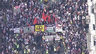 مظاهرات داعمة لغزة في لندن 