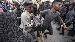 Egy izraeli csapás civil áldozata a Gázai övezetben