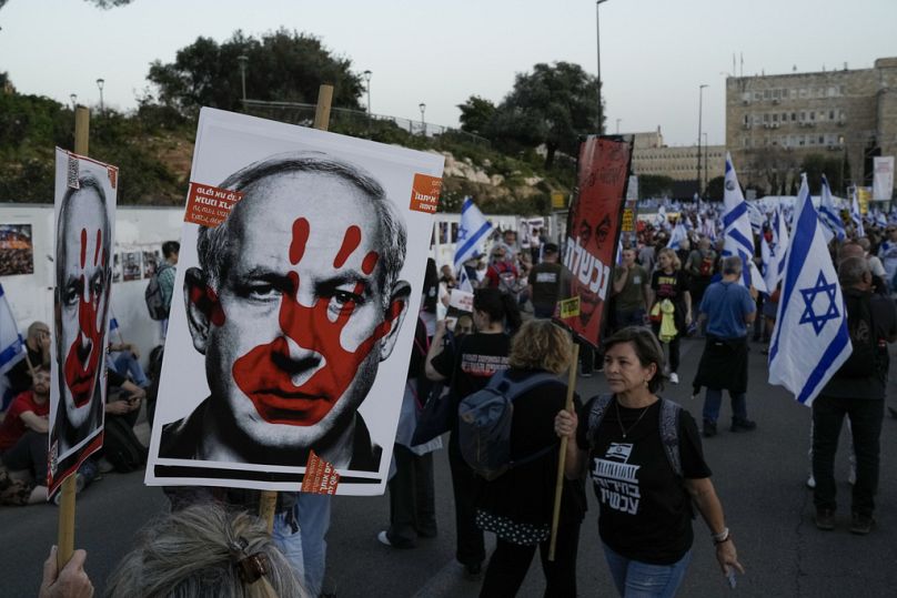 تظاهرات در اسرائیل علیه بنیامین نتانیاهو