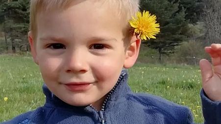 El pequeño Émile Soleil, de dos años y medio, desapareció el año pasado en Francia.