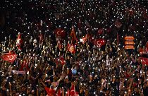تجمع مخالفات دولت ترکیه پس از اعلام نتایج انتخابات