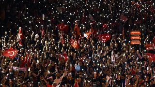 تجمع مخالفات دولت ترکیه پس از اعلام نتایج انتخابات