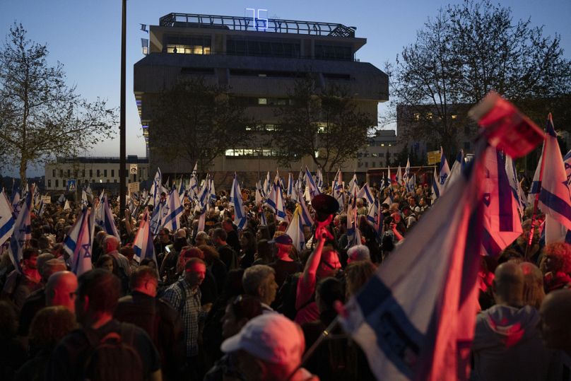 İsrail'de hükümet karşıtı protesto