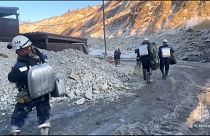 Спасатели ведут поисковую операцию на шахте рудника "Пионер" в Амурской области России