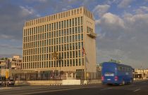 La Embajada de Estados Unidos en La Habana, Cuba.