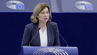 Az Európai Bizottságnak az értékekért és átláthatóságért felelős biztosa az EP ülésén