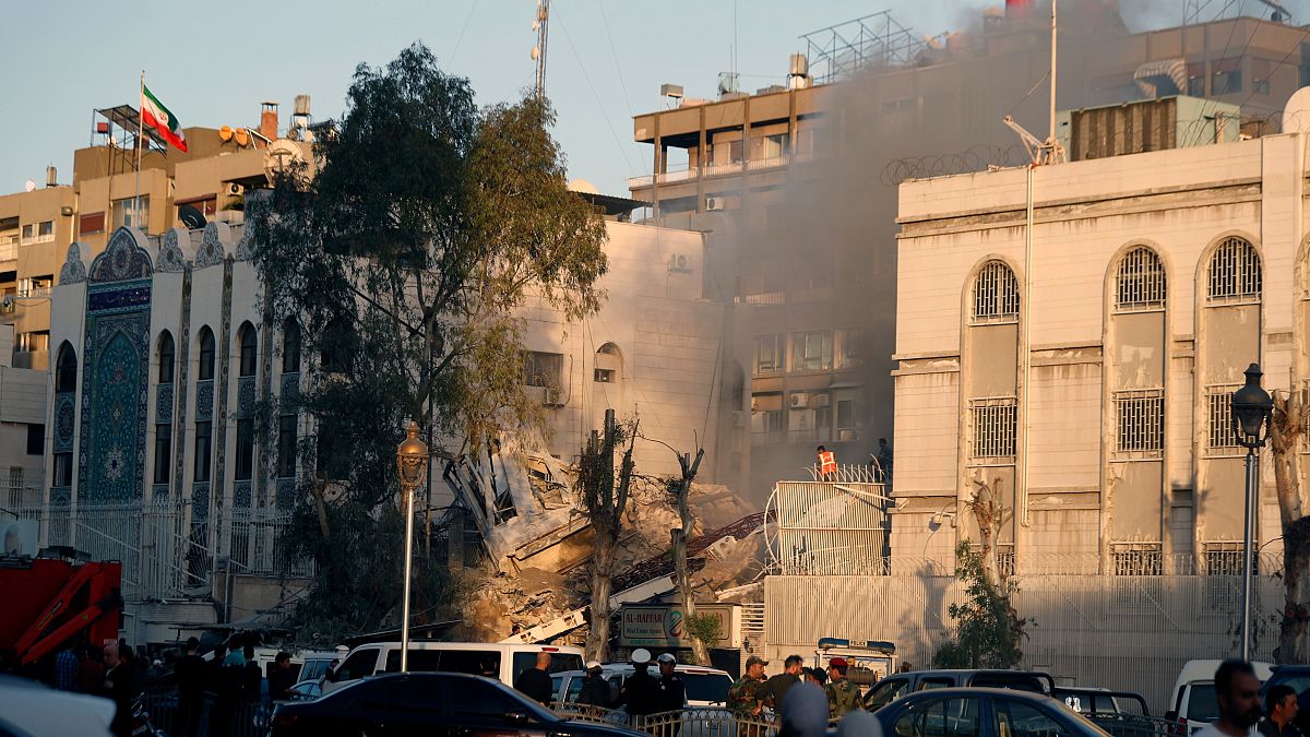 Israeli air strike destroys Iranian consulate in Damascus, killing senior commander, Syria says thumbnail