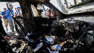  الموقع الذي قُتل فيه عمال مطبخ وورلد سنترال كيتشن في دير البلح، قطاع غزة