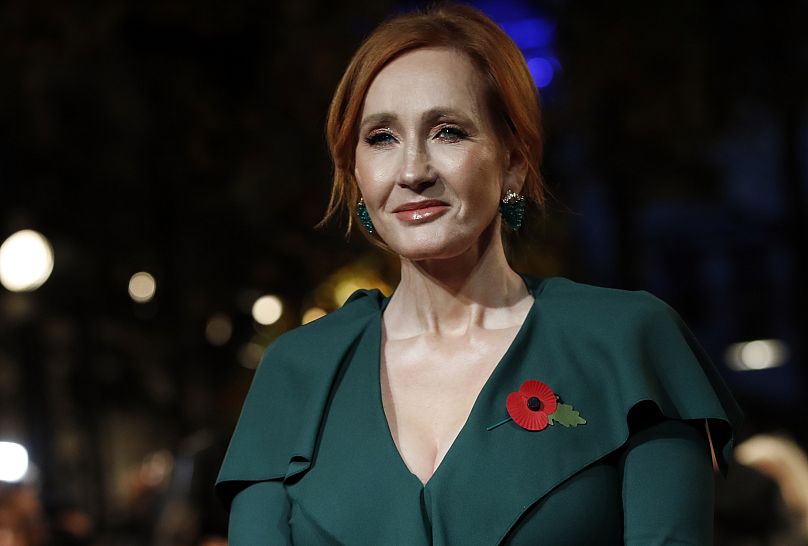 J.K. Rowling at the premiere of Fantastic Beasts: The Crimes of Grindelwald in 2018