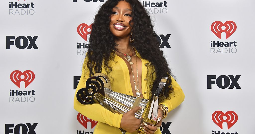 Beyonce honored, SZA wins song of the year at iHeartRadio Music Awards