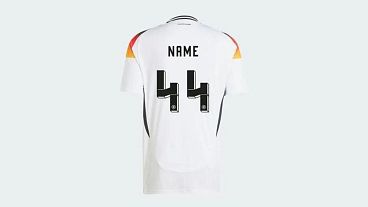 Adidas bans German football fans from purchasing the number 44 kit due to its resemblance to Nazi symbol