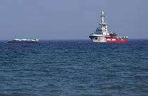 Güney Kıbrıs'ın Larnaka Limanı'ndan hareket eden yardım gemisi, Gazze'ye gıda malzemeleri götürmüştü
