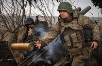Ukrainian soldiers of the 71st Jaeger Brigade fire a M101 howitzer towards Russian positions at the frontline, near Avdiivka, Donetsk region, Ukraine, Friday, March 22, 2024.