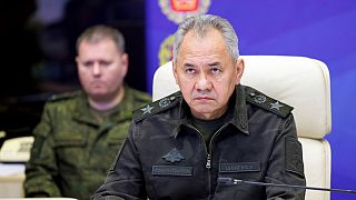 وزير الدفاع الروسي سيرغي شويغو يزور المقر العسكري