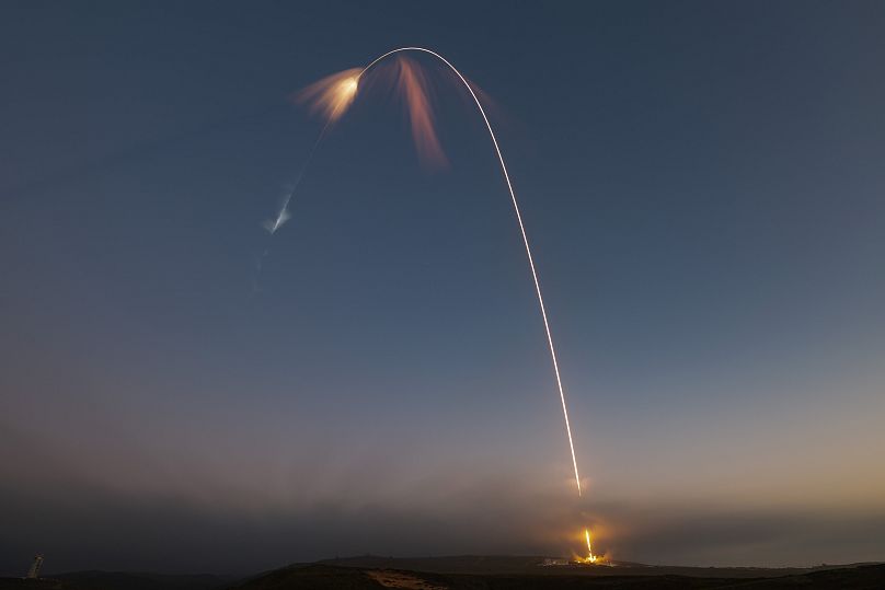 El lanzamiento de Falcon 9.