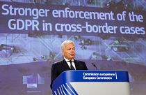 Press conference by Didier Reynders, European Commissioner, on the harmonization of the procedural rules of the General Data Protection Regulation (GDPR)