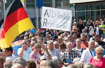 گردهمایی انتخاباتی حزب راست افراطی «آلترناتیو برای آلمان» در سال ۲۰۱۹