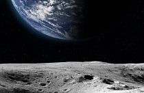 زمین از سطح کره ماه