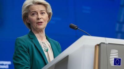 La presidenta de la Comisión Europea, Ursula von der Leyen.