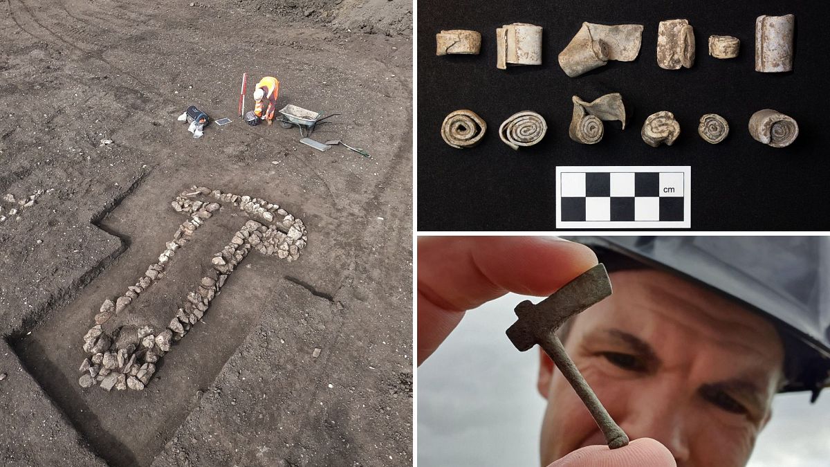 Archaeologists discover 'remarkable' Roman villa complex at UK housing development site thumbnail