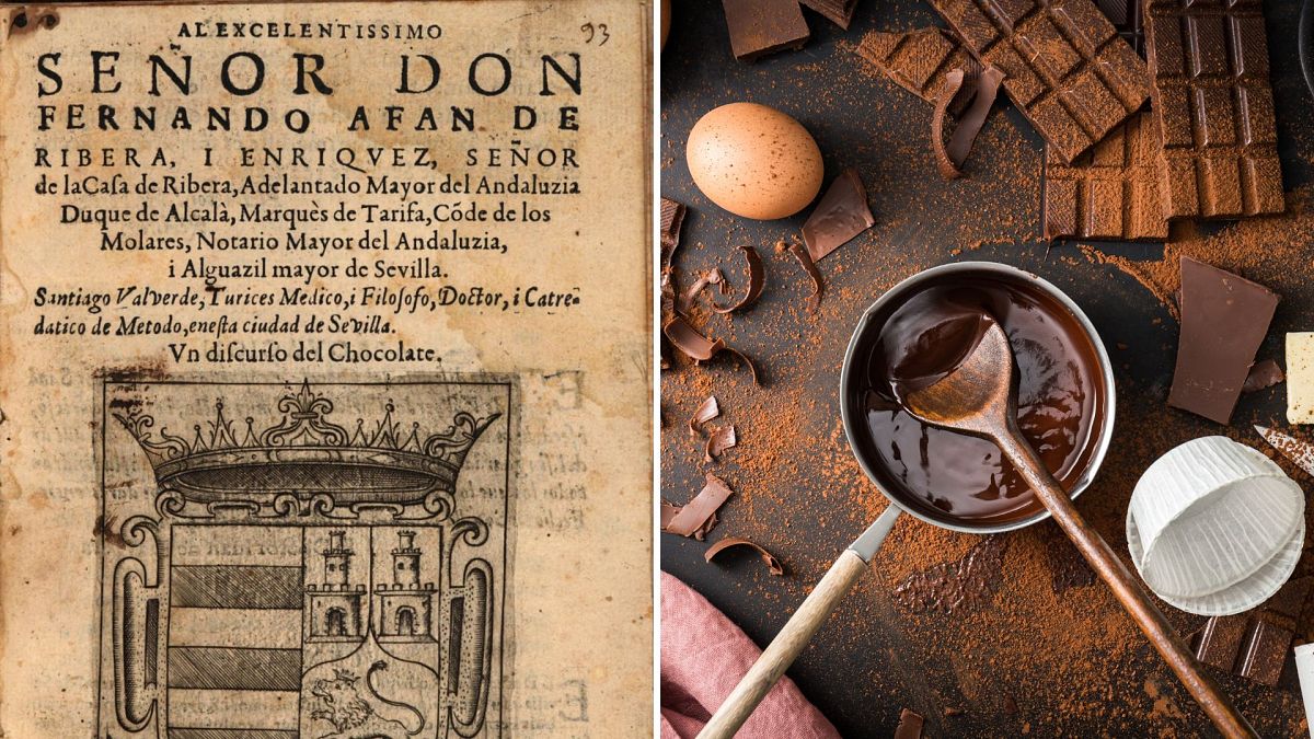 Смятана за най-старата книга, посветена изцяло на шоколада, Un Discurso